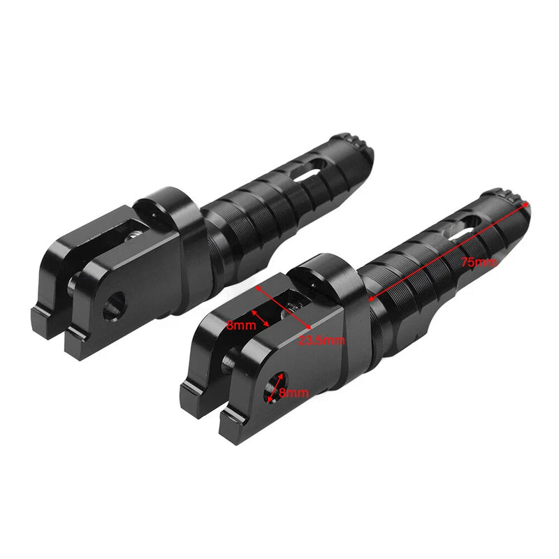 Benelli Leoncino 500, 800 & Brixton Crossfire 500 Front Footrests Pegs