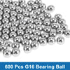 3.5mm Bearing Ball Bearing Steel G16 Precision Ball Silver Tone 600 pcs