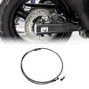 Motorcycle 190cm Oil Hose Line Nylon Stainless Steel Wire Braid PU
