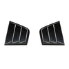 Dodge Charger Side Rear Window Louver Shutter Cover Trim Black (2011–2023)