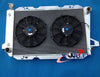 Ford F100 F150 F250 F350 Bronco V8 3 Row Aluminum Radiator + Fan (1983-1997)