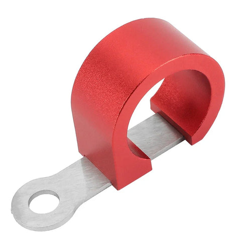 Honda CRF150R CRF450RX Red Front Brake Hose Guide Holder Clamp (2007-2025)