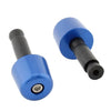 Universal Motorcycle 1in Blue Handlebar Hand Grips & End Caps (All Years)