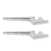 Surron Light Bee S X / L1E & Segway X160 Silver Passenger Foot Peg Extensions