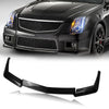 Cadillac CTS-V (2009-2015) Black Front Bumper Spoiler Lip Splitter