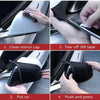 Tesla Model Y Horn Carbon Fiber Wing Side Mirror Cap Covers (2020–2024)