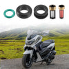 Yamaha NBR Rubber Fuel Injector Seal O-Ring Black 8 Sets