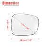 BMW X3 Right Side Heated Mirror Glass with Backing Plate