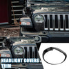 Jeep Wrangler JL Sport 2018-2020 () Headlight Lamp Stickers