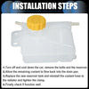 Chevrolet Aveo Set Coolant Expansion Overflow Tank with Cap