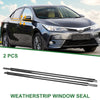 Toyota Corolla Front Left Right Weatherstrip Window Seal (2003-2008)