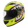 Kids M-XXL Youth Full Face Motorcycle Helmet DOT Shark Yellow