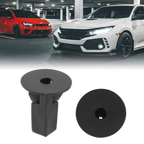 Toyota Prado 50 x Black Plastic Rivet Mud Interior Mat Clips 8.3x8mm Hole