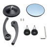 Motorcycle 7 / 8" Blue 2 x Round Handlebar Mirrors