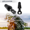 Model 0.87"-1.1" Aluminum Alloy Motorcycle Slider Frame 2 x Black (Year-Year)