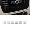 Benz GLK Class 6 x Center Console CD Panel Function Switch Cover Trim (2008-2015)