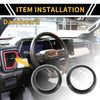 Chevy Colorado Carbon Fiber Air Vent AC Outlet Cover Trim (2023-2024)