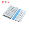 Motorcycle 15pcs 2.1oz Wheel Balance Weights Strips Self-Adhesive 124x18mm