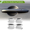 Chevy Malibu Cruze Chrome Silver Tone 4 Pcs Door Handle Cup Protector