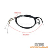 Kawasaki Vulcan 900 Classic / LT Black Throttle Cables (2006-2018)