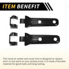 Jeep Wrangler JL Gladiator Black 1 x Set Tailgate Hing Cover Trim