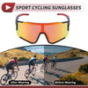 Goggles / Motorcycle Riding Goggles Red Lens Black Frame PC Sunglasses