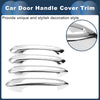 BMW 5 Series Door Handle Cover Trim Silver Tone