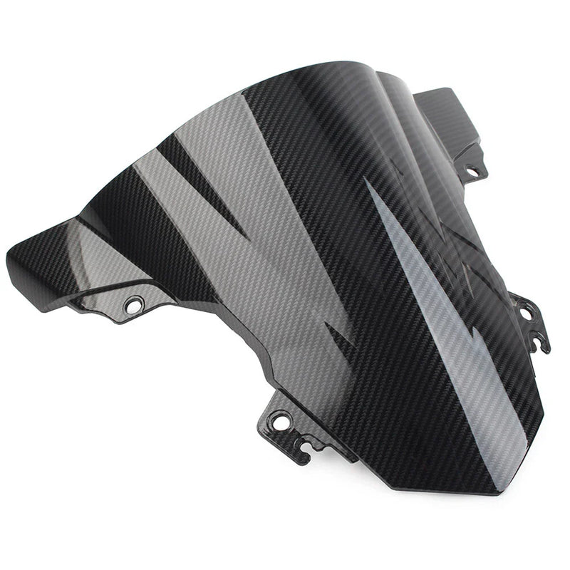 BMW S1000RR Black Carbon Fiber ABS Windshield (2015-2018)