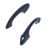 BMW X5 Set of 2 Front Left & Right Door Handles Outer Black (2000-2007)
