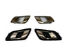 Ford Ranger 4pc Black Chrome Front & Rear Inner Door Handles (2011-2023)