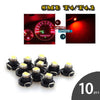 10 x Red T4 T4.2 Neo Wedge 1SMD LED Dash & Climate Bulbs
