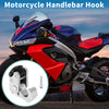 Motorcycle Aluminum Alloy Silver Tone Handlebar Hook