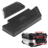 Motorcycle Black Rear Saddlebag Trunk Passenger Backrest Pad