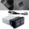 Toyota 1PC Quick Charge Dual TYPE-C Interface Socket Fast Car Charger