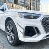 Audi Q5 FY Sline 4 x Carbon Look Front Side Air Vent Trims (2020-2024)