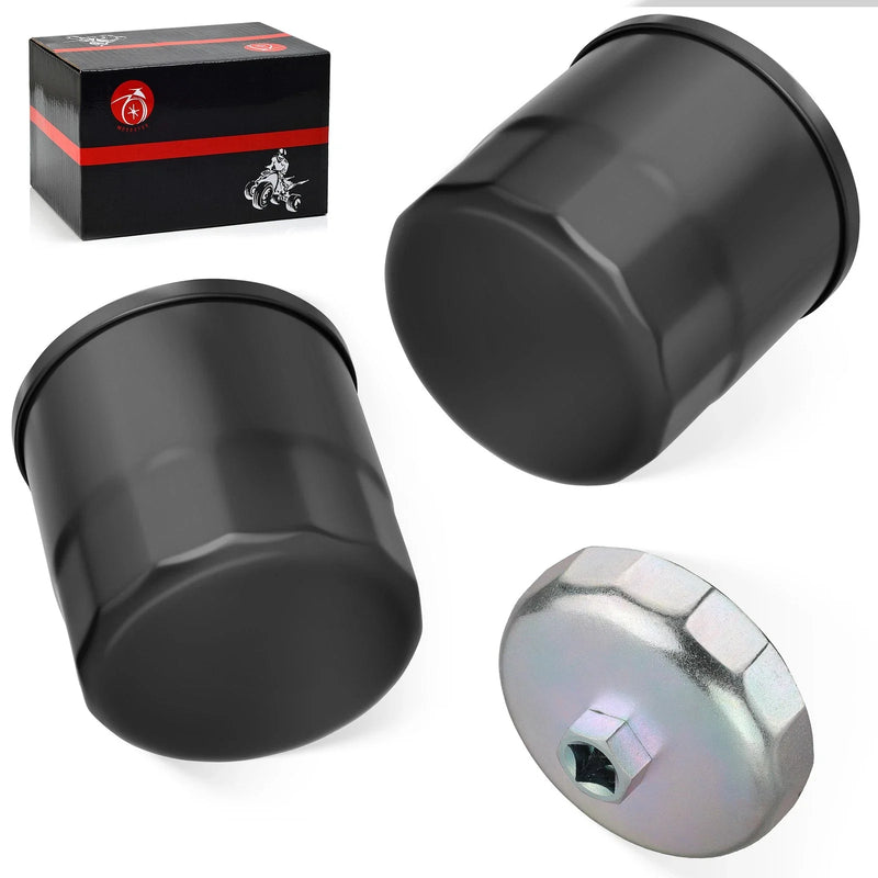 Kawasaki Teryx KRX4 1000 KRT1000 2 x Oil Filter w/ Wrench Tool (2023–2024)
