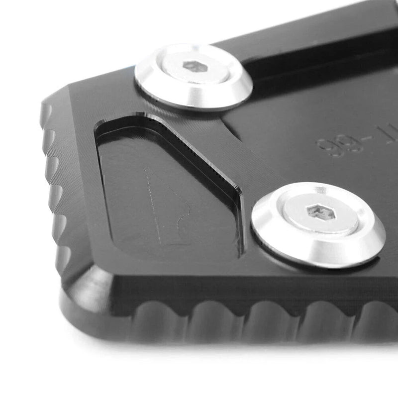BMW K1600GT / 1600GTL Kickstand Side Stand Enlarger Foot Plate Black (2011-2015)