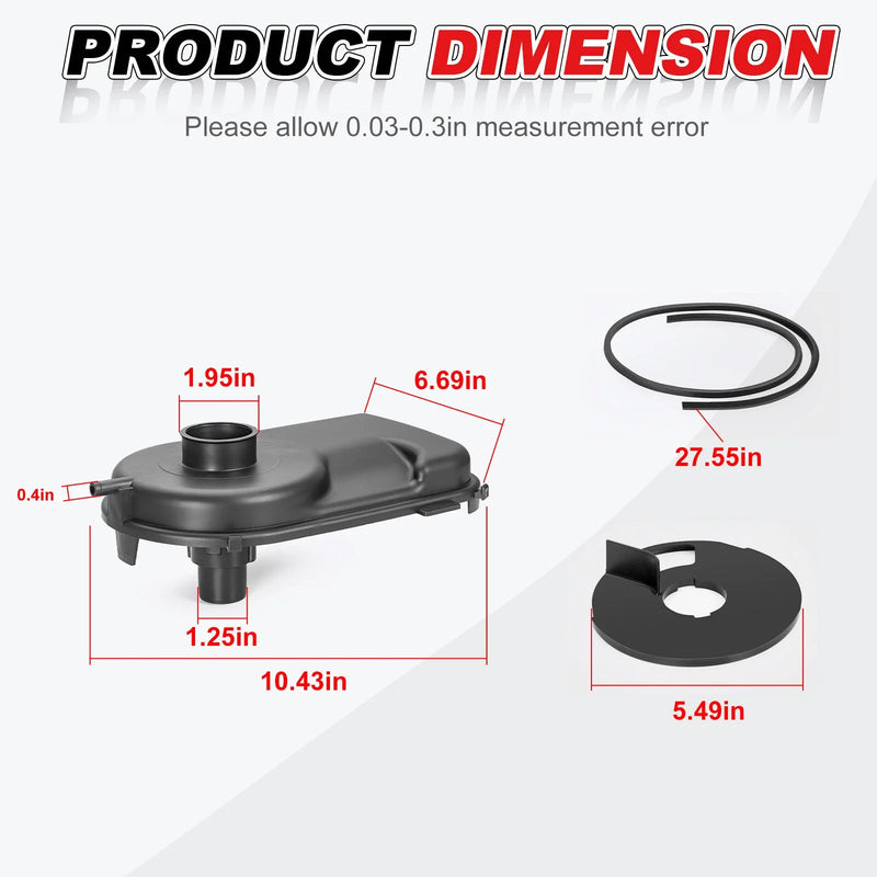 Yamaha Golf Cart G2 / G5 / G8 / G9 / G11 Air Box Cover Seal Kit (1985-95)