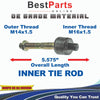 Volvo S60 S80 V70 XC70 Steering Inner Tie Rod End (2000–2009)