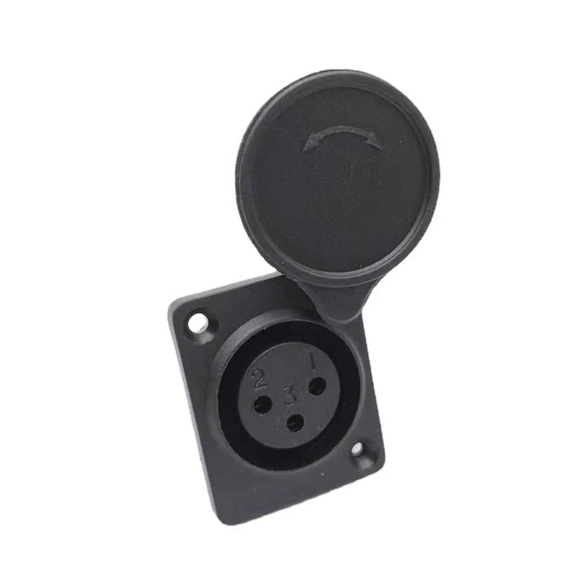 Auto Make Model ABS Plastic Shell XLR 3-pin Socket Charging Port