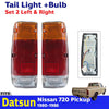 Tail Light Rear Lamp +Bulb Pair Fits Nissan Datsun 720 Pickup Truck 1980-86 D06