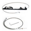 LS Engine LS1 36in Stainless Steel Braided Throttle Cable (1997–2004)