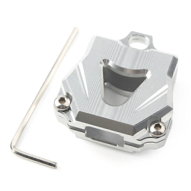 Yamaha MT09 MT07 MT10 FZ07 FZ09 FJ-09 Silver Motorcycle Key Shell Case Cover (2014-2023)
