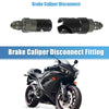 Car Quick Release Dry Break Coupling Fitting Black