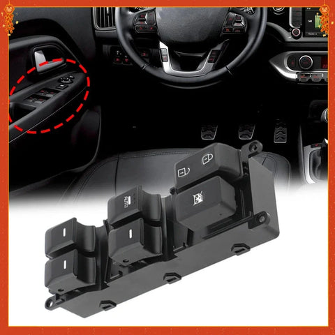 Kia Rio Electric Left Side Power Window Switch (2015–2017)