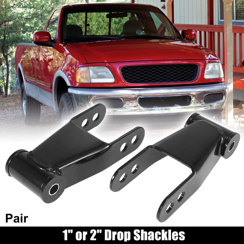 Ford F-150 1" to 2" Adjustable Drop Shackles (1987-1996)