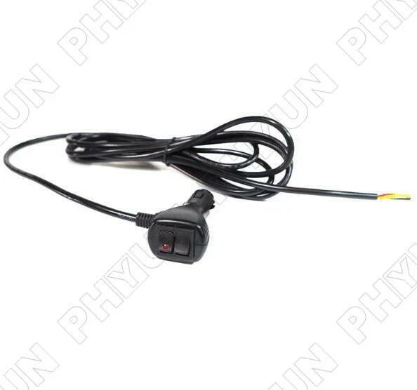 Car Truck On Off Toggle Switch 12V 10ft Cigarette Socket Plug Connector