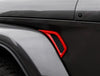 Jeep Wrangler JL Door Side Air Vent Cover Trim (2018-2023)