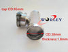 Aluminum 1-1/2" Radiator Coolant Hose Filler Neck & Cap