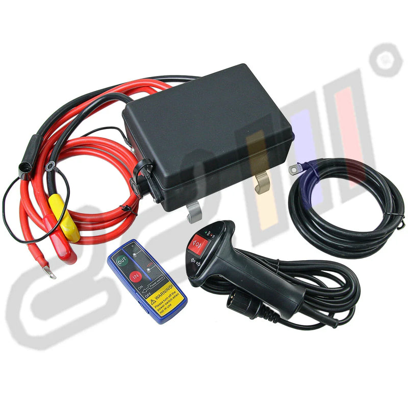 4x4 ATV Truck 12V 12000lbs Winch Control Box w/ Wireless Remote